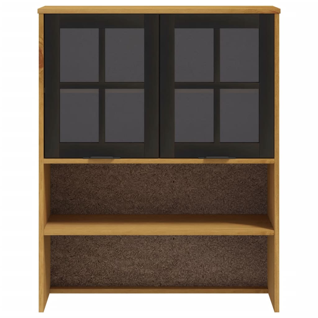 Top for Highboard with Glass Doors FLAM Solid Wood Pine