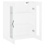 Wall Mounted Cabinet White 69.5x34x90 cm Engineered Wood