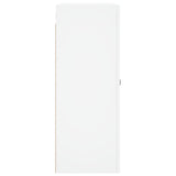 Wall Mounted Cabinet White 69.5x34x90 cm Engineered Wood