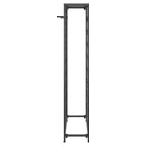 Wine Rack for 45 Bottles Black 54x18x100 cm Wrought Iron - Top-Down View