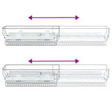 Pull-Out Wire Baskets 2 pcs Silver 45 cm
