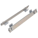 Pull-Out Wire Baskets 2 pcs Silver 45 cm - Low Angle