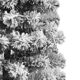 Artificial Hinged Christmas Tree with Flocked Snow 150 cm - 45-Degree Angle