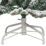 Artificial Hinged Christmas Tree with Flocked Snow 150 cm - Rear View