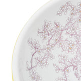 Countertop Basin White and Yellow Round F41x14 cm Ceramic