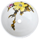 Countertop Basin Multicolour Round ?41x14 cm Ceramic
