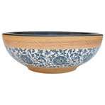 Countertop Basin Multicolour Round ?41x14 cm Ceramic