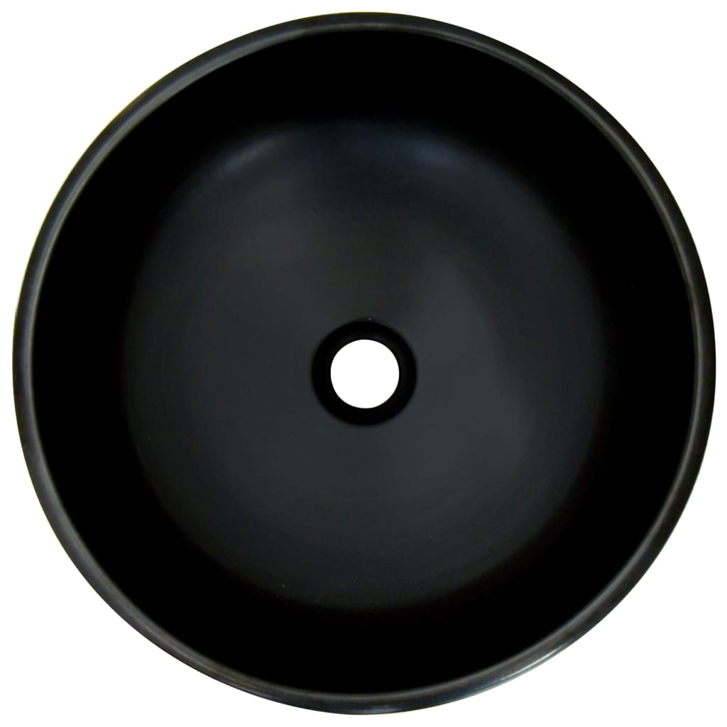 Countertop Basin Multicolour Round ?41x14 cm Ceramic