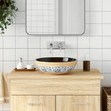 Countertop Basin Multicolour Round ?41x14 cm Ceramic