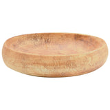 Countertop Basin Brown Oval 59x40x15 cm Ceramic - Top-Down View