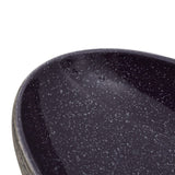 Countertop Basin Purple and Grey Oval 59x40x14 cm Ceramic - Close-Up Angle