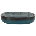 Countertop Basin Turquoise Oval 59x40x14 cm Ceramic