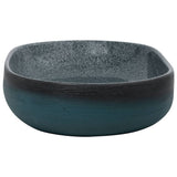 Countertop Basin Turquoise Oval 59x40x14 cm Ceramic - 45-Degree Angle