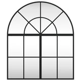 Wall Mirror Black 60x70 cm Arch Iron - Side View