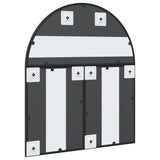 Wall Mirror Black 60x70 cm Arch Iron - 45-Degree Angle