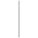 Wall Mirror Black 100x150 cm Arch Iron - Top-Down View