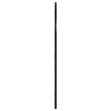 Wall Mirror Black 80x80 cm Arch Iron