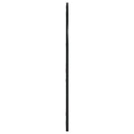 Wall Mirror Black 80x80 cm Arch Iron