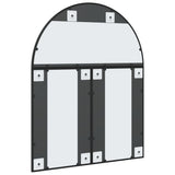 Wall Mirror Black 80x100 cm Arch Iron - 45-Degree Angle