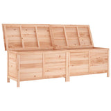 Garden Storage Box 198.5x50x56.5 cm Solid Wood Fir - Side View