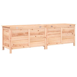 Garden Storage Box 198.5x50x56.5 cm Solid Wood Fir - Rear View