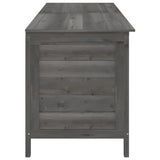 Garden Storage Box Anthracite 198.5x50x56.5 cm Solid Wood Fir - 45-Degree Angle