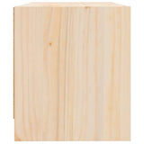 Bedside Cabinet 40x31x35.5 cm Solid Wood Pine - Close-Up Angle