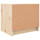 Bedside Cabinet 40x31x35.5 cm Solid Wood Pine - Low Angle