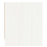Bedside Cabinet White 40x31x35.5 cm Solid Wood Pine
