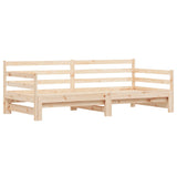 Daybed with Trundle without Mattress 90x190 cm Solid Wood - Top-Down View