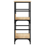 Bookshelf Sonoma Oak 50x33x82 cm Engineered Wood - 45-Degree Angle