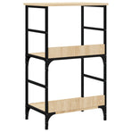 Bookshelf Sonoma Oak 50x33x82 cm Engineered Wood