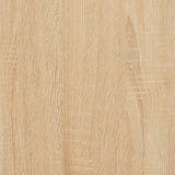 Bookshelf Sonoma Oak 50x33x188.5 cm Engineered Wood - Low Angle