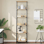 Bookshelf Sonoma Oak 50x33x188.5 cm Engineered Wood