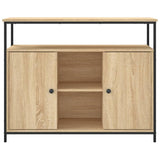 Sideboard Sonoma Oak 100x35x80 cm Engineered Wood