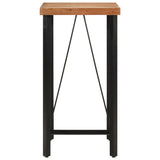 Bar Table 55x55x107 cm Solid Wood Acacia and Iron