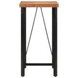 Bar Table 55x55x107 cm Solid Wood Acacia and Iron - Front View