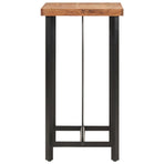Bar Table 55x55x107 cm Solid Wood Acacia and Iron