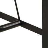 Bar Table 110x55x107 cm Solid Wood Acacia and Iron - Rear View