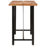 Bar Table 150x70x107 cm Solid Wood Acacia and Iron