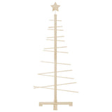 Wooden Christmas Tree for Decoration 125 cm Solid Wood Pine