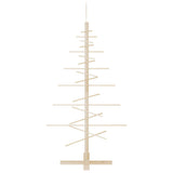 Wooden Christmas Tree for Decoration 125 cm Solid Wood Pine