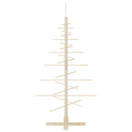 Wooden Christmas Tree for Decoration 125 cm Solid Wood Pine