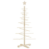 Wooden Christmas Tree for Decoration 125 cm Solid Wood Pine