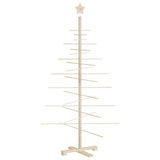 Wooden Christmas Tree for Decoration 150 cm Solid Wood Pine - 45-Degree Angle