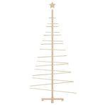 Wooden Christmas Tree for Decoration 180 cm Solid Wood Pine