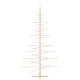 Wooden Christmas Tree for Decoration 180 cm Solid Wood Pine - Top-Down View