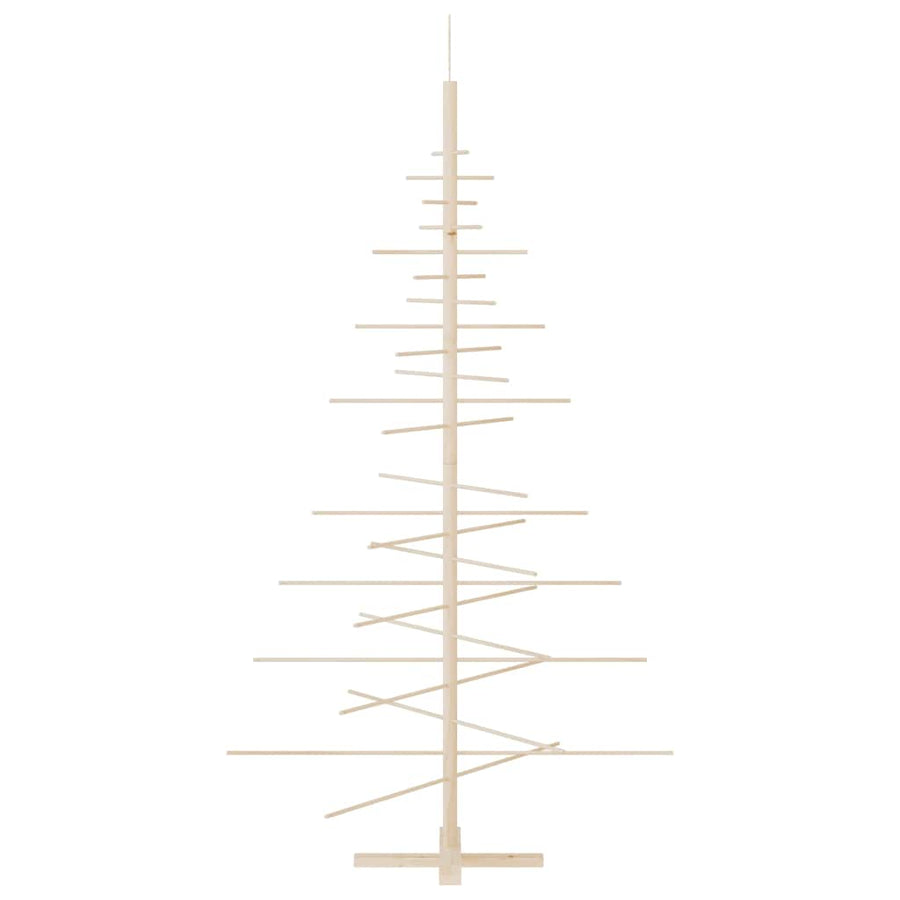 Wooden Christmas Tree for Decoration 180 cm Solid Wood Pine