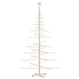 Wooden Christmas Tree for Decoration 180 cm Solid Wood Pine - 45-Degree Angle