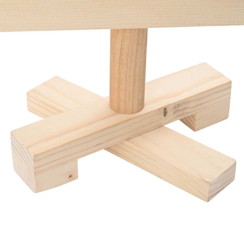 Wooden Christmas Tree for Decoration 60 cm Solid Wood Pine